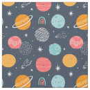 Search for planets fabric Baby