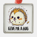 Search for cute hedgehog christmas tree decorations Autumn