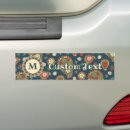 Search for white floral pattern bumper stickers Red