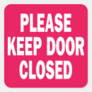 Search for door sign stickers Warning