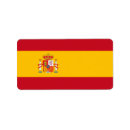 Search for spain labels Red