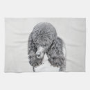 Search for poodles tea towels Standard poodle