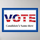 Search for candidate posters Vote
