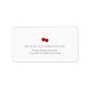 Search for cherry return address labels Fruit