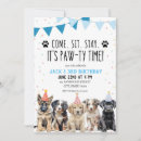Search for come sit stay invitations Boy