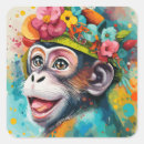 Search for smiling monkey stickers Happy