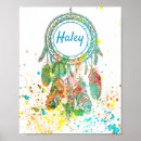 Search for boho dream catcher posters Blue