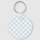 Search for blue plaid pattern key rings Blue and white