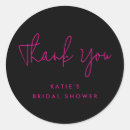 Search for pink black thank you stickers Simple