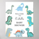 Search for dinosaur posters Baby shower
