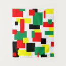 Search for black red yellow pattern art Green