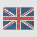 Search for union jack tissue paper Distressed