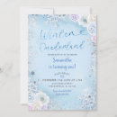 Search for december birthday invitations Winter wonderland birthday