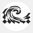 Search for black and white check stickers Ska