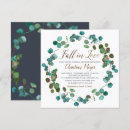 Search for falling in love bridal shower invitations Greenery