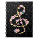 Search for music treble clef notebooks Flowers