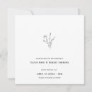 Search for square wedding reception invitations Botanical