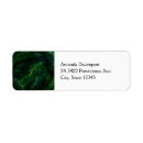 Search for dark green return address labels Botanical