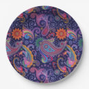 Search for paisley paper plates Purple