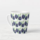 Search for fruit print mugs Blueberry