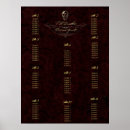 Search for unique wedding seating charts Gold