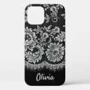 Search for black and white lace iphone cases Elegant