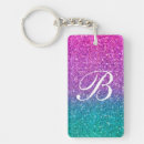 Search for aqua glitter key rings Sparkly