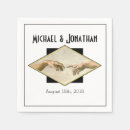 Search for gay wedding napkins Elegant