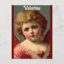 Search for vintage valentine card postcards Angel