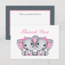 Search for twin girls cards Elephant