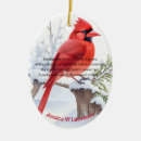 Search for red cardinal bird christmas tree decorations Elegant