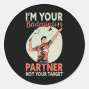 Search for badminton design stickers Shuttlecock