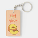 Search for peach fruit key rings Food