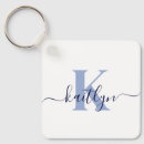 Search for navy square key rings Modern