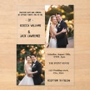 Search for portrait wedding invitations Classic gold photo