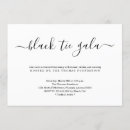 Search for black tie gala invitations Elegant