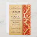 Search for scarlet wedding invitations Cream