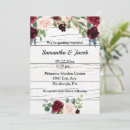 Search for rustic rose wedding invitations Floral