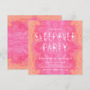 Search for teen sleepover invitations Pink