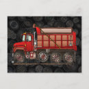 Search for dumped postcards Truck
