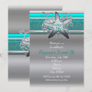 Search for aqua sweet 16 invitations Elegant