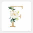 Search for white and gold foil stickers Floral