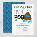 Search for poop party invitations Budget
