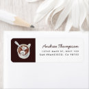 Search for marshmallow return address labels Hot cocoa