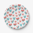 Search for valentines day party tableware Hearts