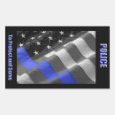 Search for police department stickers Thin blue line
