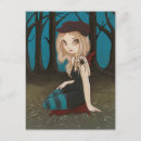 Search for vampires vertical postcards Black