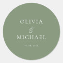 Search for sage green wedding stickers Chic