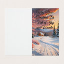 Search for winter wonderland christmas cards Snowy landscape