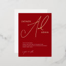 Search for red gold christmas wedding invitations Elegant
